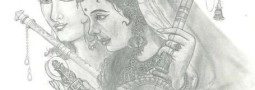 Krishna in thoughts of Meera